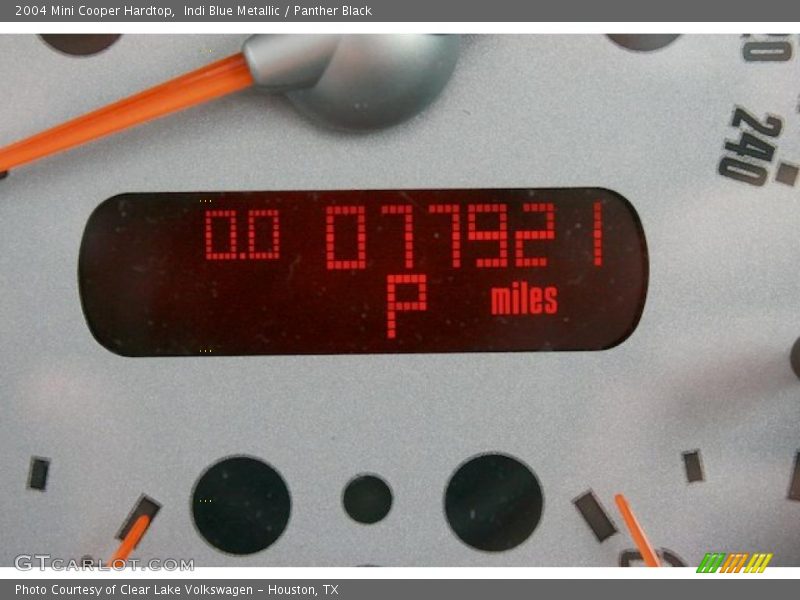 Indi Blue Metallic / Panther Black 2004 Mini Cooper Hardtop