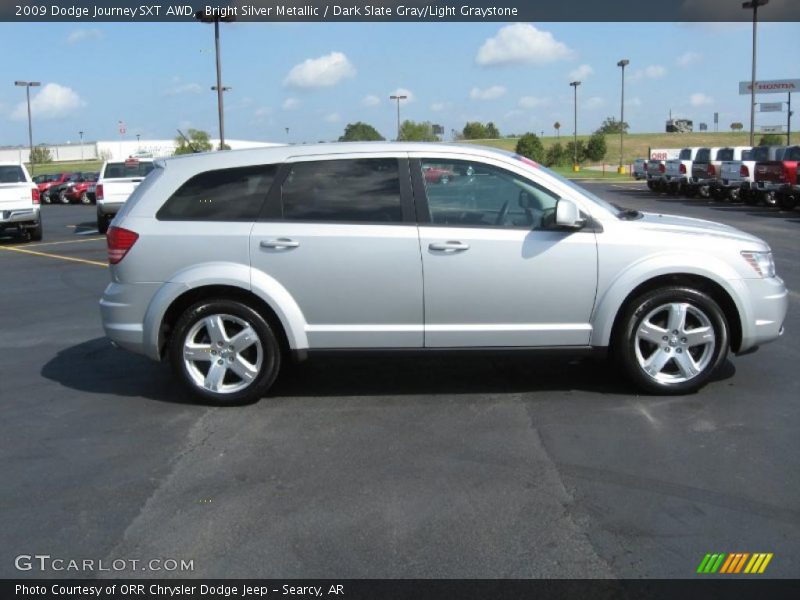 Bright Silver Metallic / Dark Slate Gray/Light Graystone 2009 Dodge Journey SXT AWD