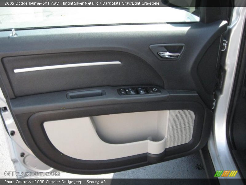 Bright Silver Metallic / Dark Slate Gray/Light Graystone 2009 Dodge Journey SXT AWD