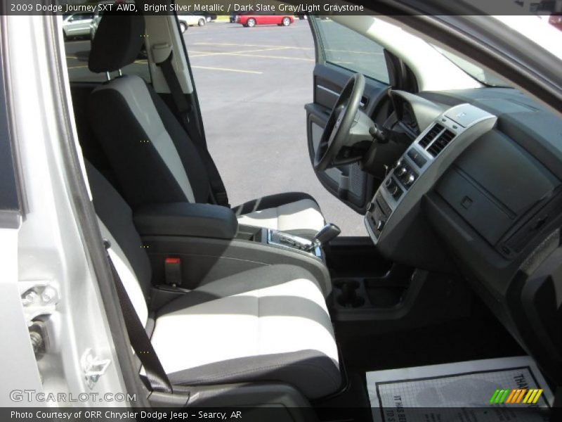 Bright Silver Metallic / Dark Slate Gray/Light Graystone 2009 Dodge Journey SXT AWD