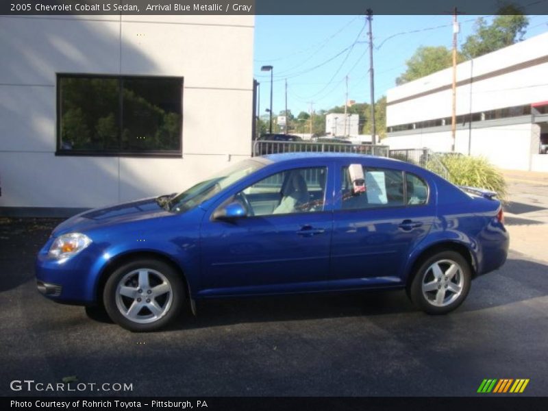 Arrival Blue Metallic / Gray 2005 Chevrolet Cobalt LS Sedan
