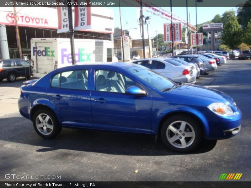 Arrival Blue Metallic / Gray 2005 Chevrolet Cobalt LS Sedan
