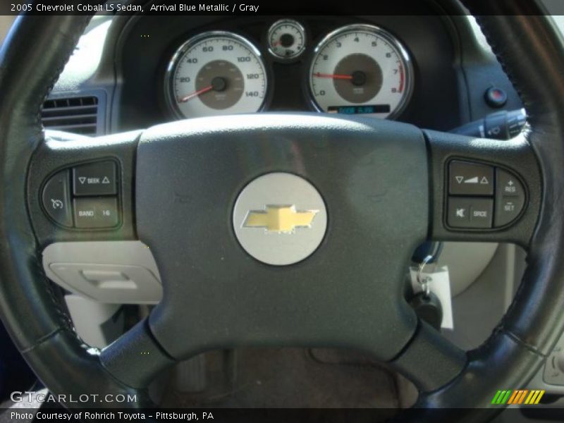 Arrival Blue Metallic / Gray 2005 Chevrolet Cobalt LS Sedan