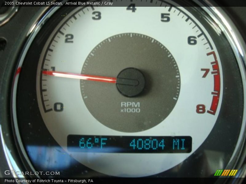 Arrival Blue Metallic / Gray 2005 Chevrolet Cobalt LS Sedan