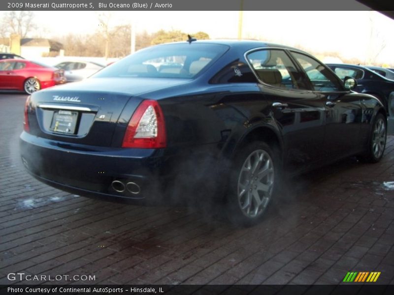 Blu Oceano (Blue) / Avorio 2009 Maserati Quattroporte S
