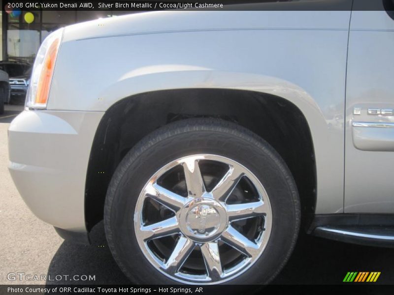 Silver Birch Metallic / Cocoa/Light Cashmere 2008 GMC Yukon Denali AWD