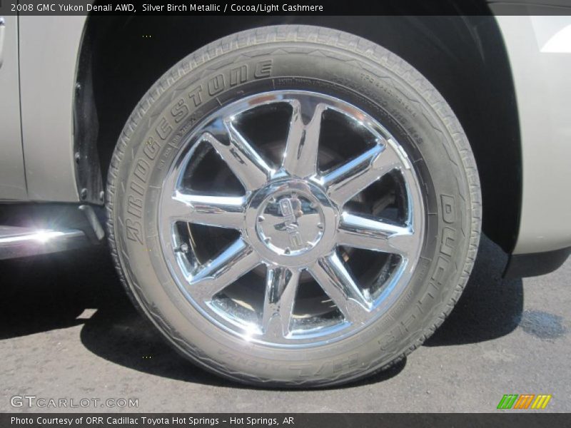 Silver Birch Metallic / Cocoa/Light Cashmere 2008 GMC Yukon Denali AWD