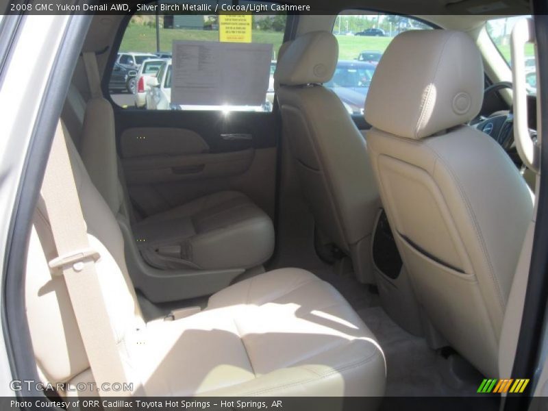 Silver Birch Metallic / Cocoa/Light Cashmere 2008 GMC Yukon Denali AWD