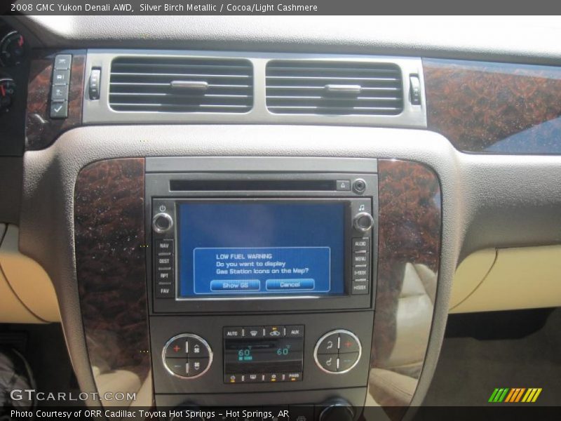 Silver Birch Metallic / Cocoa/Light Cashmere 2008 GMC Yukon Denali AWD