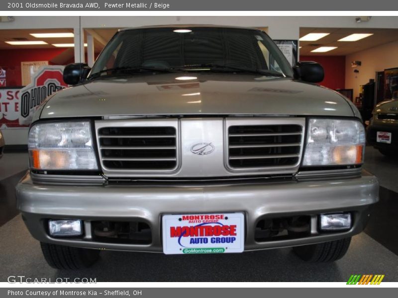 Pewter Metallic / Beige 2001 Oldsmobile Bravada AWD