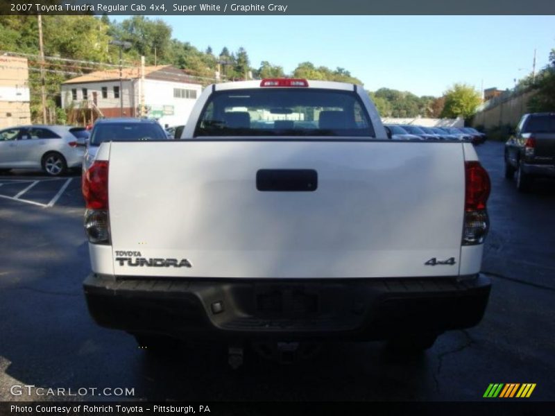 Super White / Graphite Gray 2007 Toyota Tundra Regular Cab 4x4