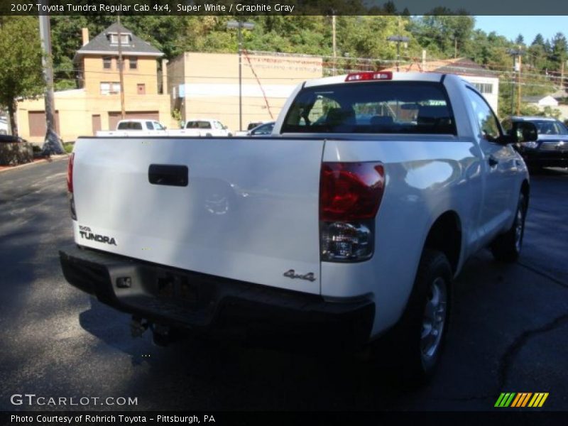 Super White / Graphite Gray 2007 Toyota Tundra Regular Cab 4x4