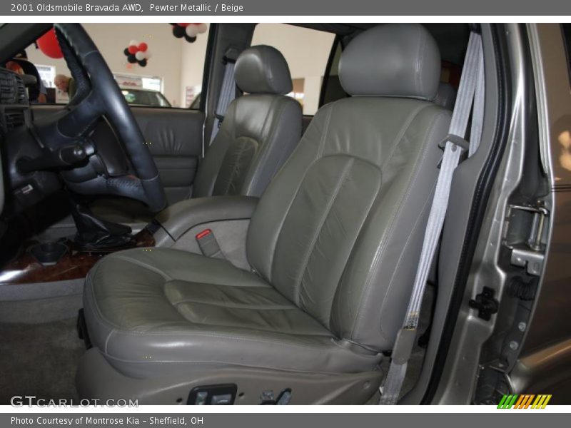 Pewter Metallic / Beige 2001 Oldsmobile Bravada AWD