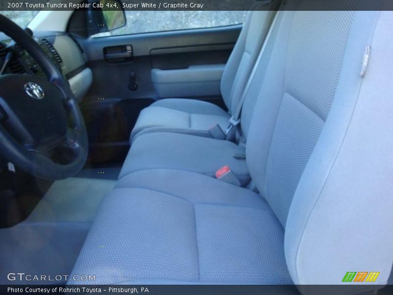 Super White / Graphite Gray 2007 Toyota Tundra Regular Cab 4x4