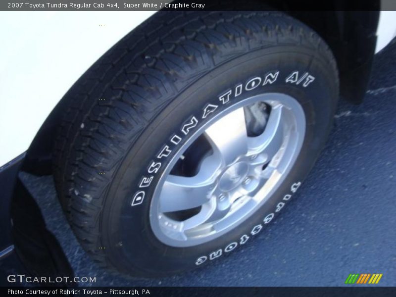 Super White / Graphite Gray 2007 Toyota Tundra Regular Cab 4x4