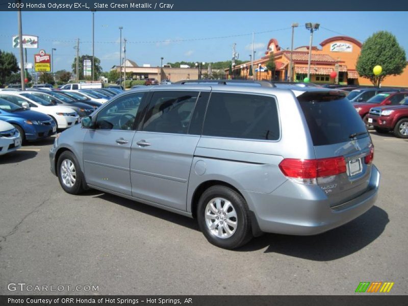Slate Green Metallic / Gray 2009 Honda Odyssey EX-L