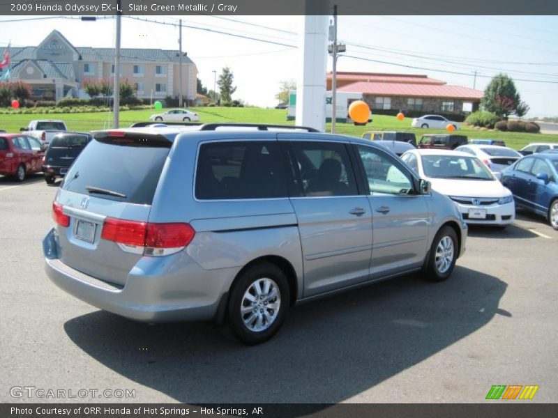 Slate Green Metallic / Gray 2009 Honda Odyssey EX-L