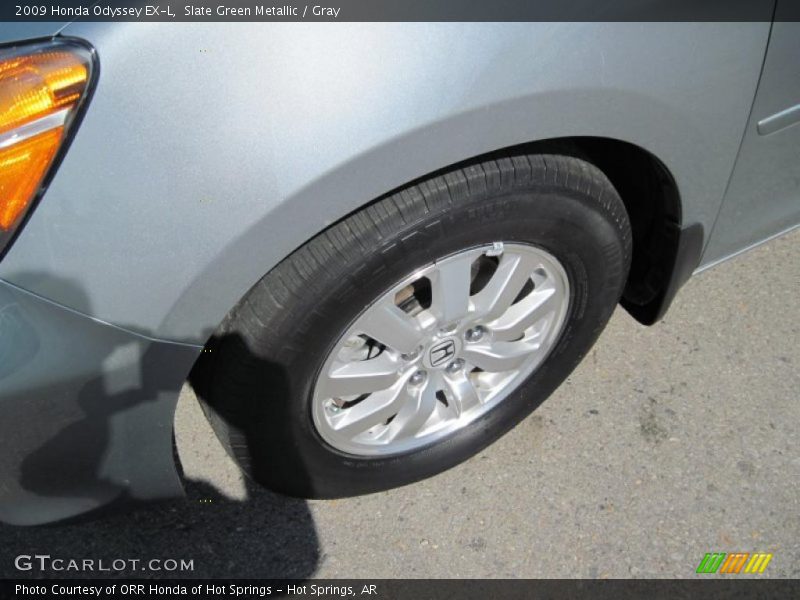 Slate Green Metallic / Gray 2009 Honda Odyssey EX-L