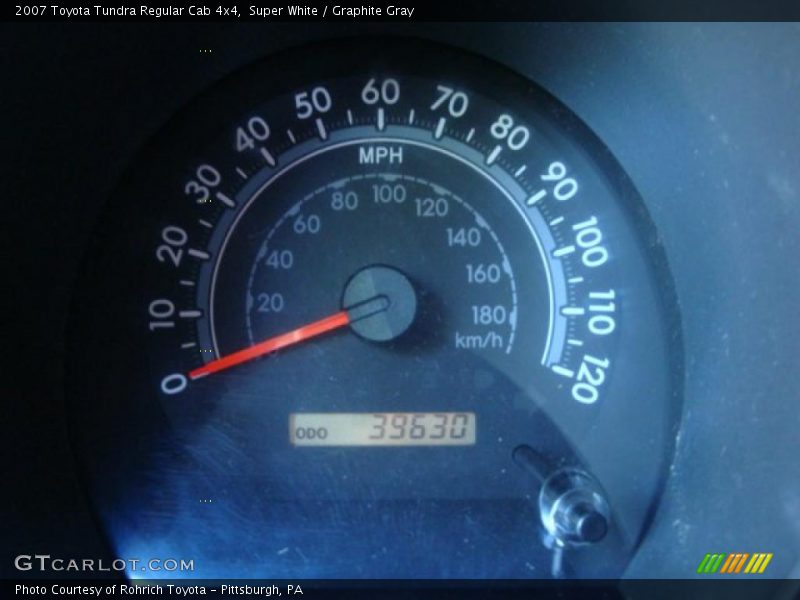 Super White / Graphite Gray 2007 Toyota Tundra Regular Cab 4x4