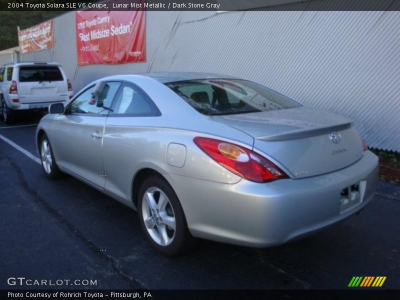 Lunar Mist Metallic / Dark Stone Gray 2004 Toyota Solara SLE V6 Coupe