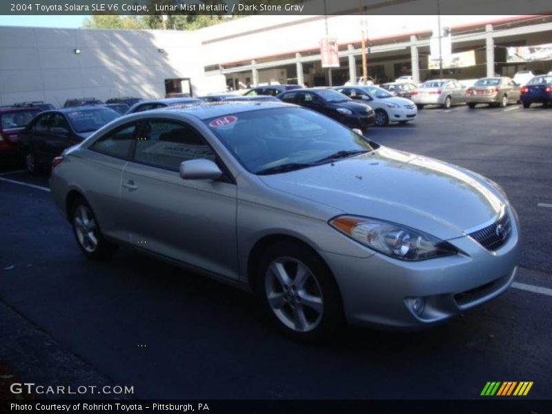 Lunar Mist Metallic / Dark Stone Gray 2004 Toyota Solara SLE V6 Coupe