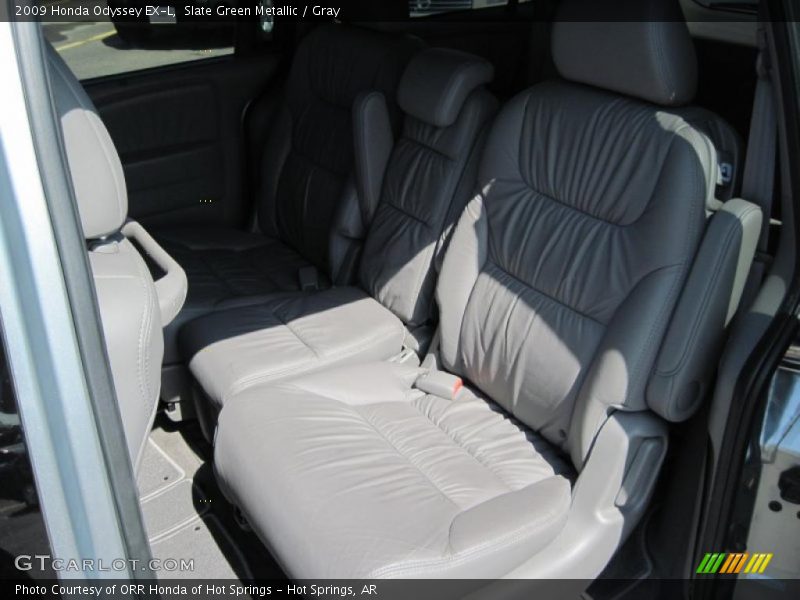 Slate Green Metallic / Gray 2009 Honda Odyssey EX-L
