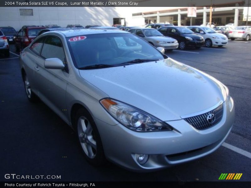 Lunar Mist Metallic / Dark Stone Gray 2004 Toyota Solara SLE V6 Coupe