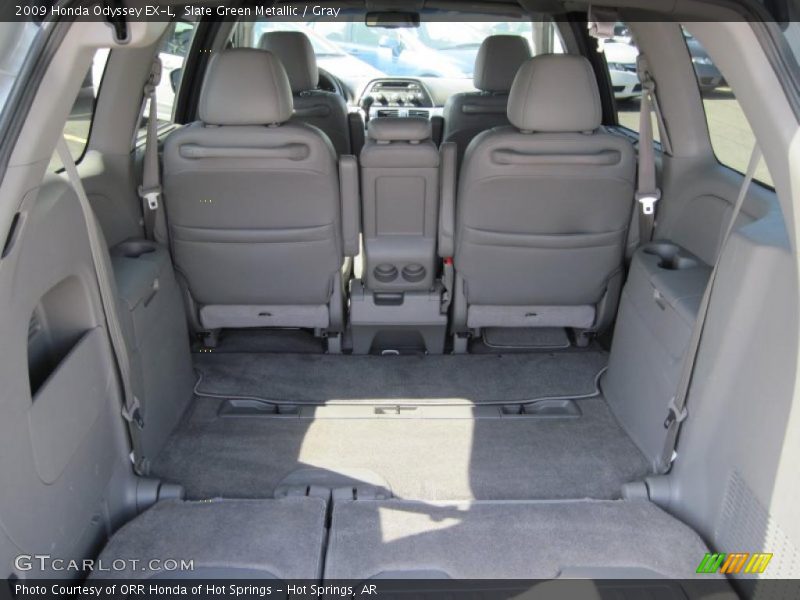 Slate Green Metallic / Gray 2009 Honda Odyssey EX-L