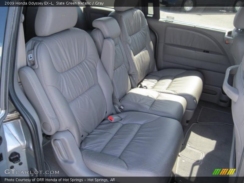Slate Green Metallic / Gray 2009 Honda Odyssey EX-L