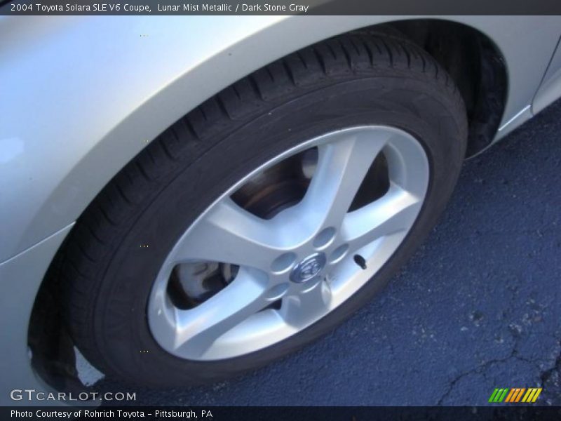 Lunar Mist Metallic / Dark Stone Gray 2004 Toyota Solara SLE V6 Coupe