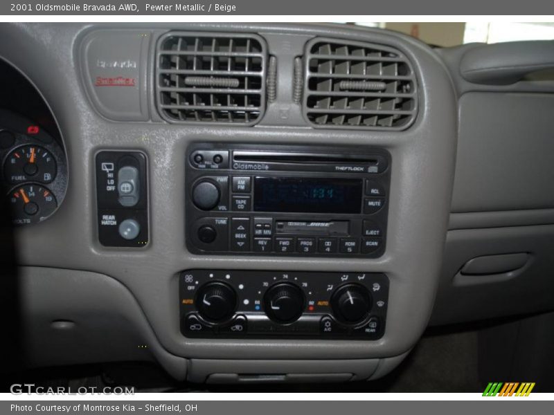 Pewter Metallic / Beige 2001 Oldsmobile Bravada AWD