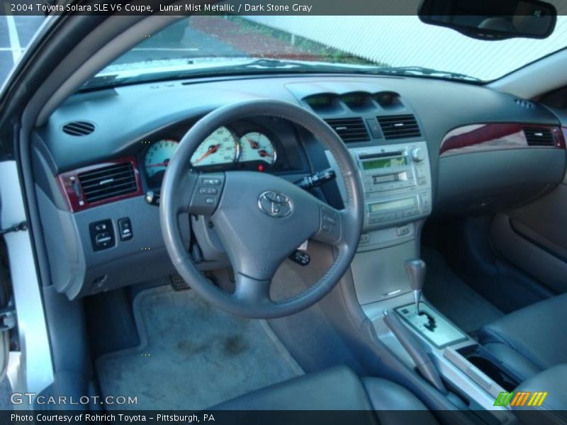 Lunar Mist Metallic / Dark Stone Gray 2004 Toyota Solara SLE V6 Coupe