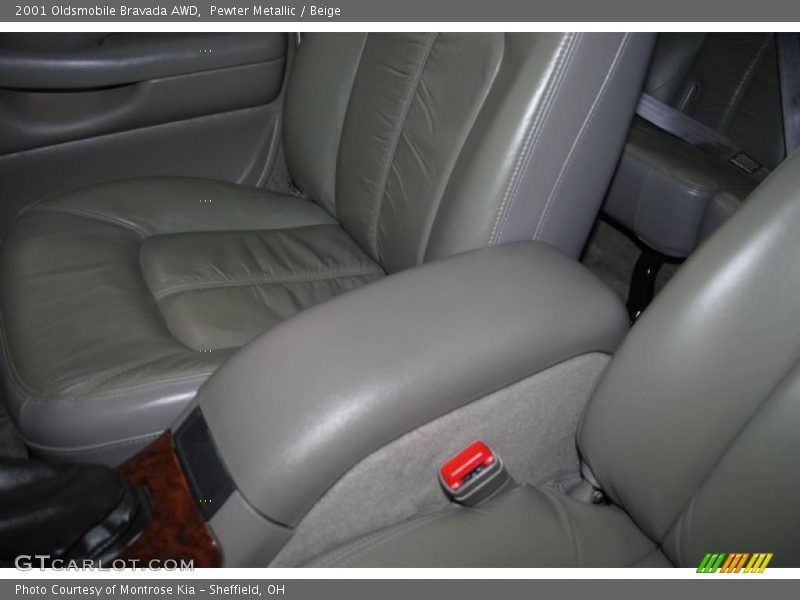 Pewter Metallic / Beige 2001 Oldsmobile Bravada AWD