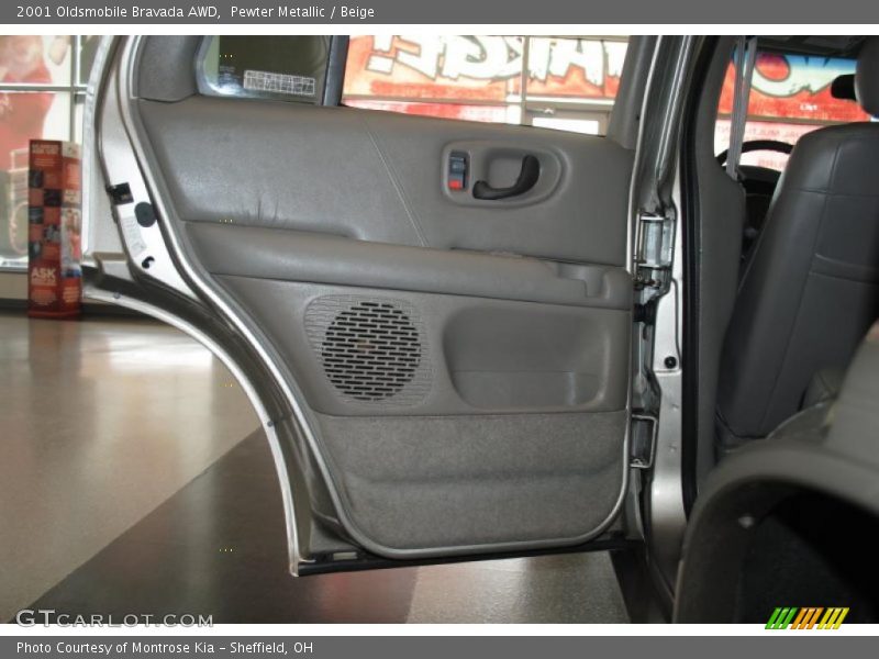 Pewter Metallic / Beige 2001 Oldsmobile Bravada AWD