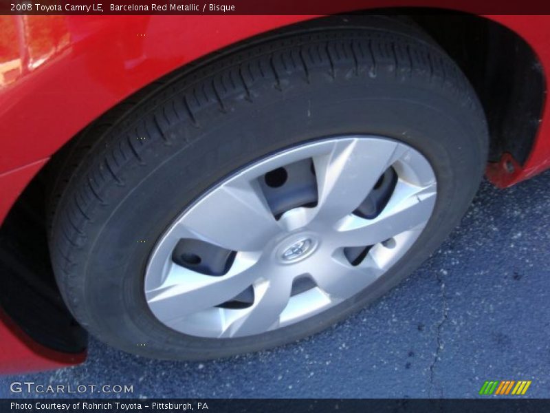 Barcelona Red Metallic / Bisque 2008 Toyota Camry LE