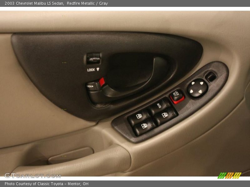 Redfire Metallic / Gray 2003 Chevrolet Malibu LS Sedan