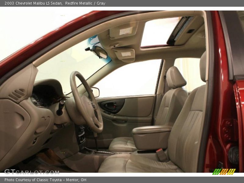 Redfire Metallic / Gray 2003 Chevrolet Malibu LS Sedan