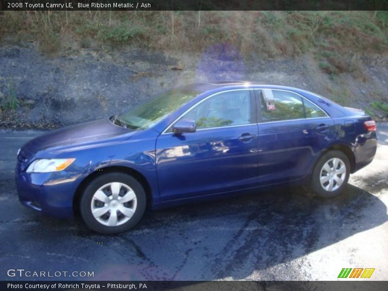 Blue Ribbon Metallic / Ash 2008 Toyota Camry LE