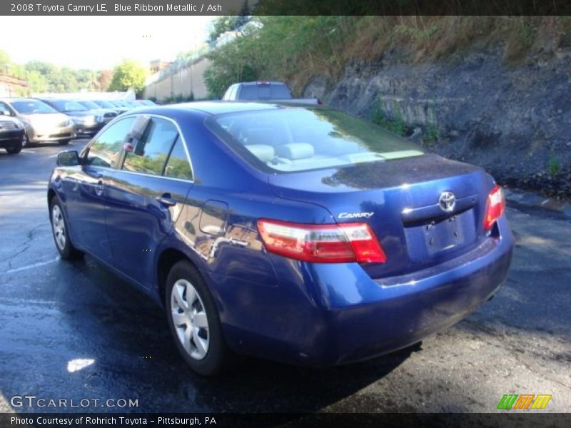Blue Ribbon Metallic / Ash 2008 Toyota Camry LE
