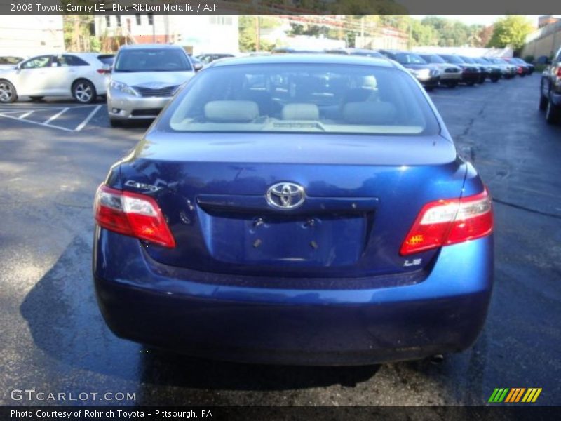 Blue Ribbon Metallic / Ash 2008 Toyota Camry LE