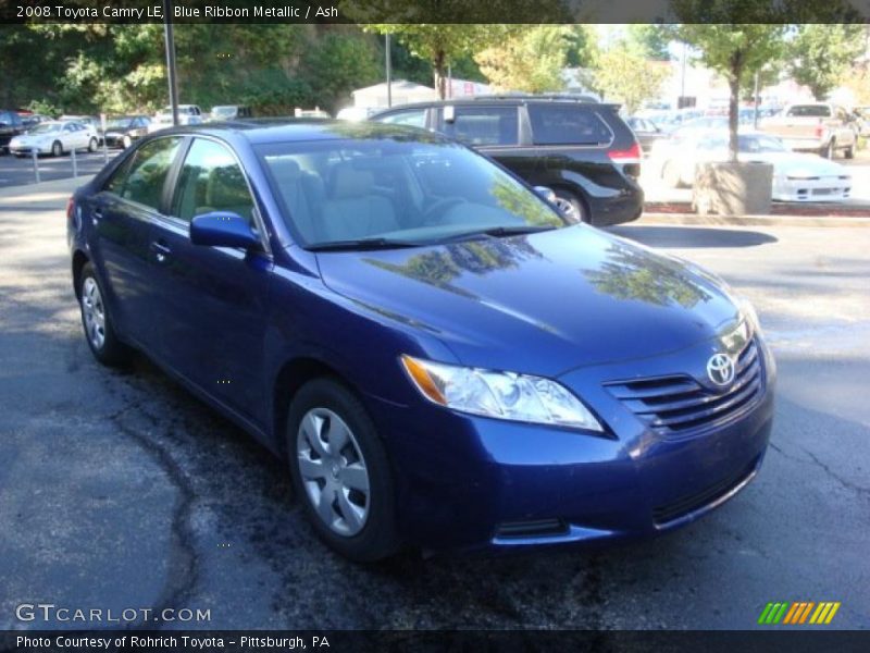 Blue Ribbon Metallic / Ash 2008 Toyota Camry LE
