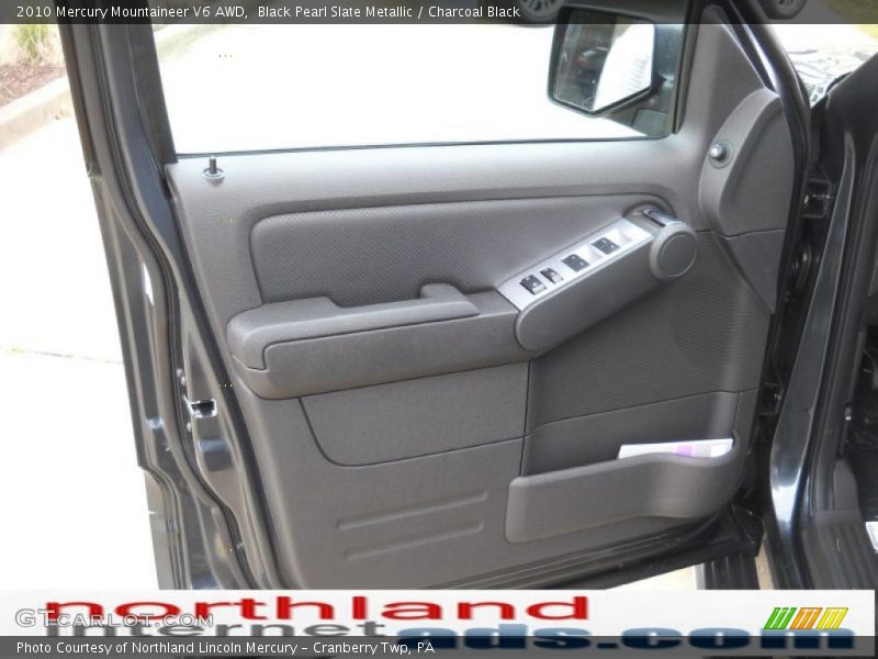 Black Pearl Slate Metallic / Charcoal Black 2010 Mercury Mountaineer V6 AWD