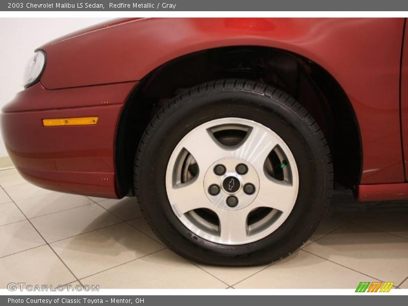 Redfire Metallic / Gray 2003 Chevrolet Malibu LS Sedan