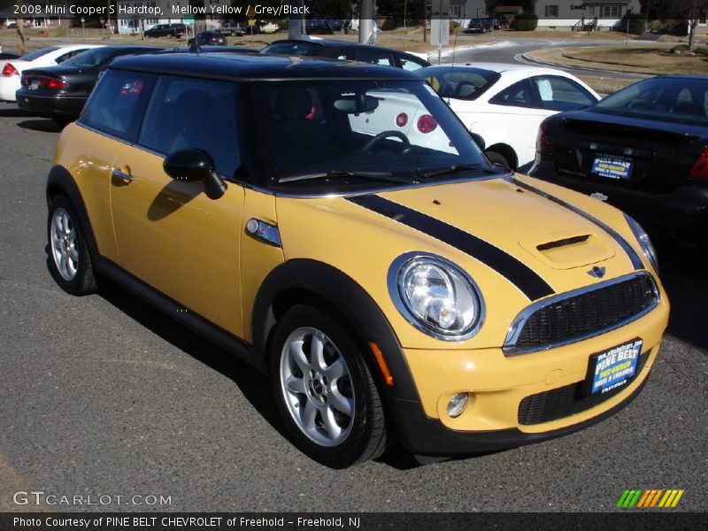 Mellow Yellow / Grey/Black 2008 Mini Cooper S Hardtop