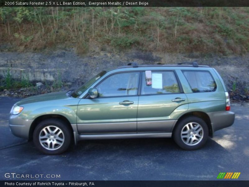 Evergreen Metallic / Desert Beige 2006 Subaru Forester 2.5 X L.L.Bean Edition