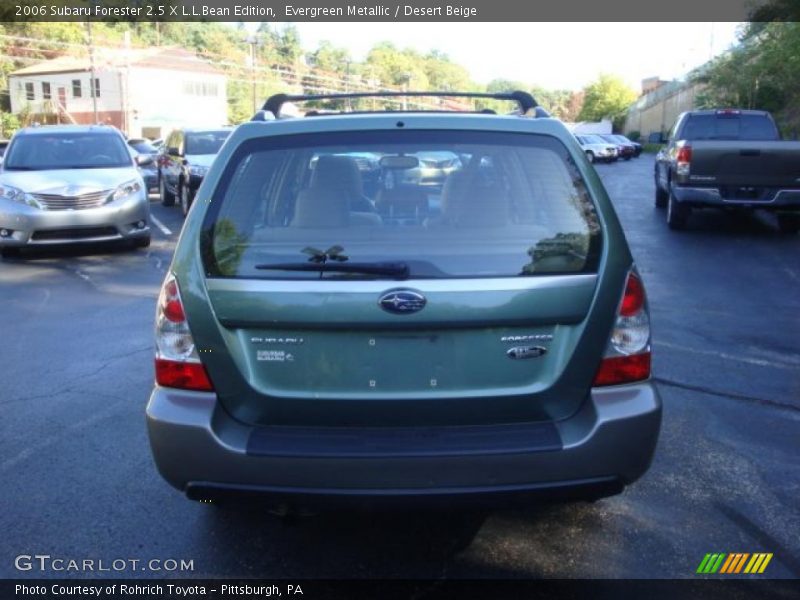 Evergreen Metallic / Desert Beige 2006 Subaru Forester 2.5 X L.L.Bean Edition