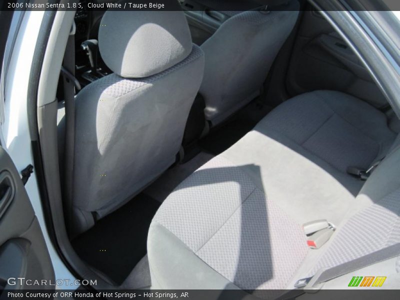 Cloud White / Taupe Beige 2006 Nissan Sentra 1.8 S