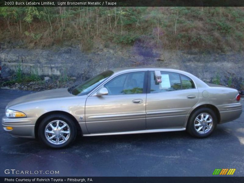 Light Bronzemist Metallic / Taupe 2003 Buick LeSabre Limited