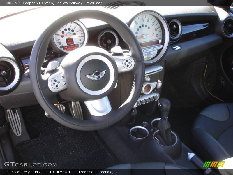 Mellow Yellow / Grey/Black 2008 Mini Cooper S Hardtop
