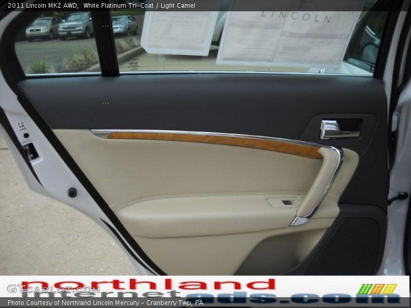 White Platinum Tri-Coat / Light Camel 2011 Lincoln MKZ AWD